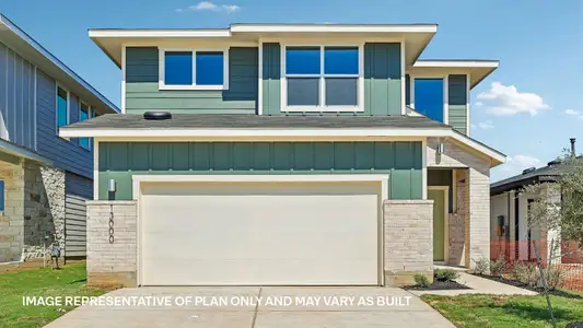 New construction Single-Family house 8507 Faded Denim Dr, Mustang Ridge, TX 78610 plan The Denali - image
