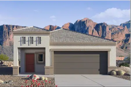 New construction Single-Family house 5031 E Umber Rd, San Tan Valley, AZ 85143 plan Matterhorn - image