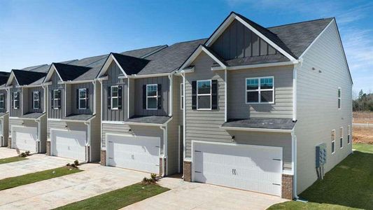 New construction Townhouse house 1418 Gray Branch Dr, Lawrenceville, GA 30045 Sudbury- photo 0