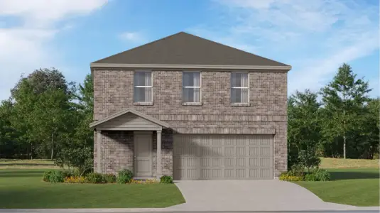 New construction Single-Family house 31205 Peonia Lilla Ln, Huffman, TX 77336 plan Whitetail - image
