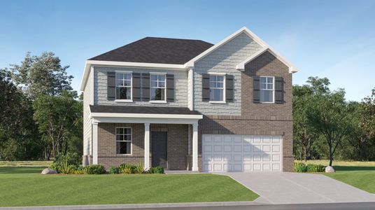 New construction Single-Family house 415 Panther Creek Ln, Jackson, GA 30233 plan Oakland - image