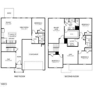 New construction Single-Family house 1104 Landen Creek Ln, Zebulon, NC 27597 Chatham- photo 0