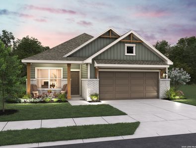 New construction Single-Family house 116 Peeps Ct, Adkins, TX 78101 plan Brodie - image