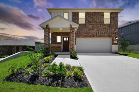 New construction Single-Family house 1929 Oregon White Oak Dr, Conroe, TX 77304 plan The Bryce (375) - image