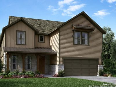 New construction Single-Family house 870 Black Horse Way, Timberwood Park, TX 78260 The Cedar (4012)- photo 0