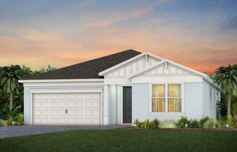 New construction Single-Family house 5565 Flame Vine Wy, Saint Cloud, FL 34771 Garnet- photo 0