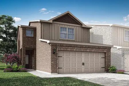 New construction Townhouse house 732 Carson Ln, Pilot Point, TX 76258 Marsh- photo 0