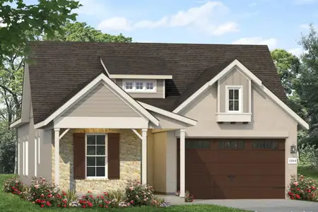 New construction Single-Family house 600 C-Bar Ranch Trl, Unit 43, Cedar Park, TX 78613 plan Cross Creek 1844 - image