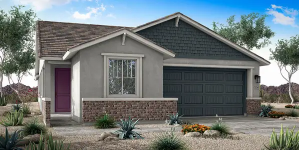 New construction Single-Family house 43432 N Hinoki St, Queen Creek, AZ 85140 plan Ruby - image