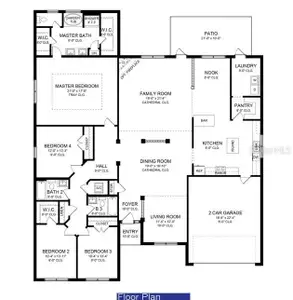 Floor Plan without Covered Lanai