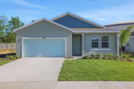 New construction Single-Family house 123 Bottle Brush Dr, Haines City, FL 33844 plan Bradley - image