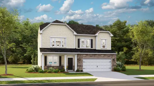 New construction Single-Family house 380 Camellia Bloom Dr, Moncks Corner, SC 29461 plan EVANS - image