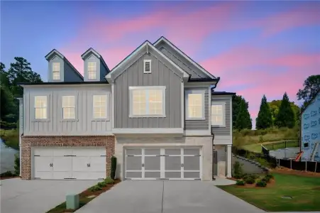 New construction Townhouse house 336 Lakeside Ct, Canton, GA 30114 - image