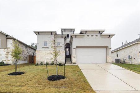 New construction Single-Family house 200 Castlefields St, Hutto, TX 78634 Payson- photo 0