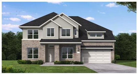 New construction Single-Family house 1901 Camay St, Leander, TX 78641 plan Motley - image