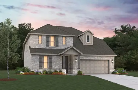 New construction Single-Family house 304 Oak St, Dorchester, TX 75459 plan Cascade - image