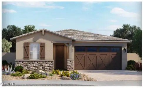 New construction Single-Family house 24614 W Grove St, Buckeye, AZ 85326 plan Leslie - image