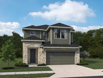 New construction Single-Family house 23622 Red Rowan Ln, Katy, TX 77493 plan Primrose - image