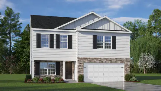 New construction Single-Family house 417 Owens Ridge Wy, Lexington, NC 27292 plan Penwell - image