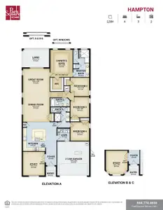 New construction Single-Family house 2216 Sirena Ln, Mount Dora, FL 32757 plan Hampton - image