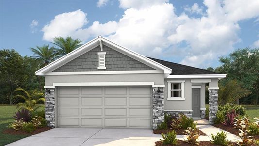 New construction Single-Family house 9984 Morning Meadowlark Trl, Parrish, FL 34219 plan Allex - image