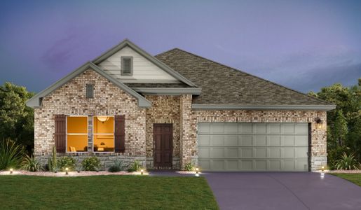 New construction Single-Family house 12601 Raven Meadow Dr, Buda, TX 78610 plan Lancaster - image