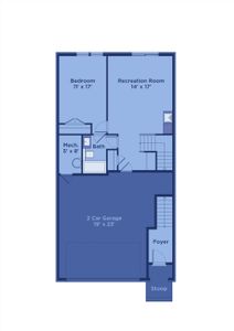 New construction house 487 Red Clay Farm Ln, Suwanee, GA 30024 plan The Flint - image