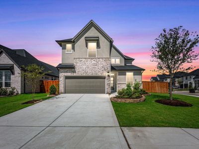 New construction Single-Family house 8002 Treetop View Dr, Fulshear, TX 77441 plan Longspur - image