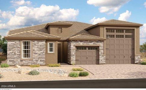 New construction Single-Family house 17597 W Blue Sky Dr, Surprise, AZ 85387 Deacon- photo 1 1