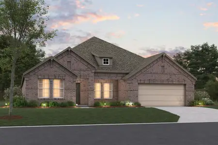 New construction Single-Family house 3408 Majesty Ln, Denton, TX 76208 plan Arlington - 50' Smart Series - image