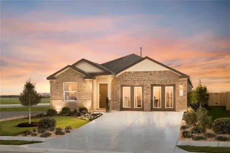 New construction Single-Family house 208 Herald Dr, Hutto, TX 78634 plan Duff - image
