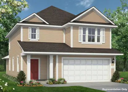 New construction Single-Family house 142 Linnet Ln, Maxwell, TX 78656 plan Hymeadow 1950 - image