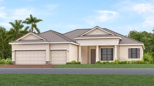 New construction Single-Family house 8160 Wiltshire Dr, Port Charlotte, FL 33981 plan Oakmont II - image