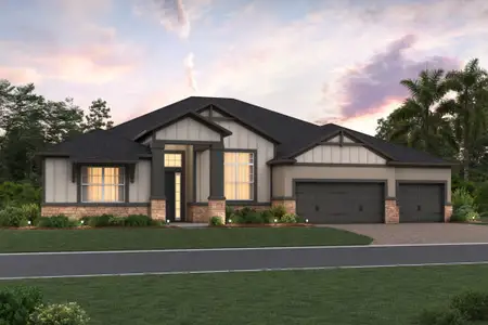 New construction Single-Family house 3072 Solace Wy, Orlando, FL 32820 plan San Marino II Fl - image