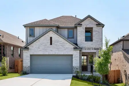 New construction Single-Family house 8015 Shining Flor Run, Lago Vista, TX 78654 plan Mesquite | Tessera - image