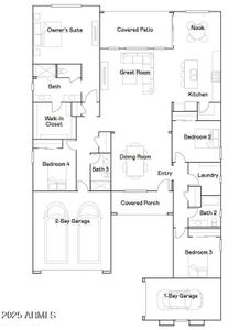 New construction Single-Family house 3699 E Gallatin Wy, San Tan Valley, AZ 85143 plan Peak Plan 5085 - image