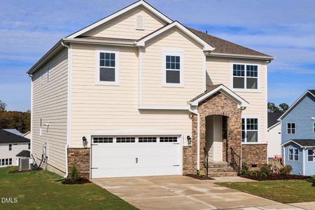 New construction Single-Family house 1813 Harrell Cv Ct, Unit 182 Voyageur Fc, Fuquay Varina, NC 27526 plan Voyageur - image