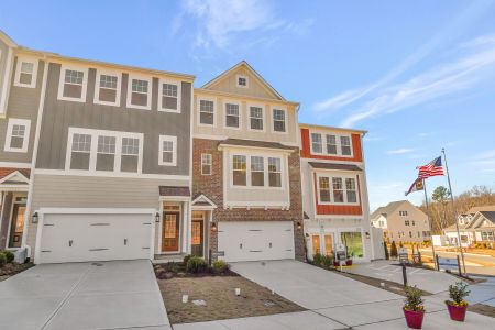 New construction Townhouse house 2251 Kettle Falls Station, Apex, NC 27502 Kensington- photo 0