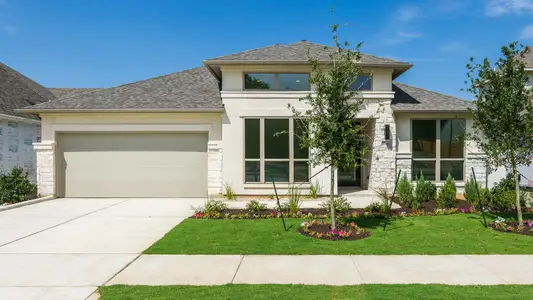 New construction Single-Family house 1716 Snowdrop Dr, Georgetown, TX 78628 plan 3112W - image