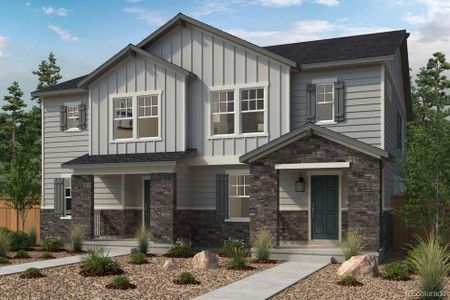 New construction Duplex house 6069 N Liverpool St, Aurora, CO 80019 - image