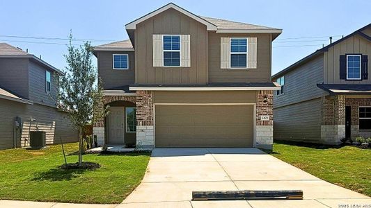 New construction Single-Family house 13678 Gunnison Quartz, San Antonio, TX 78253 plan The Kate - image