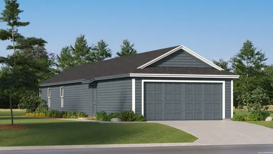 New construction Single-Family house 8652 Eucalyptus Hls, San Antonio, TX 78223 plan Hazel - image