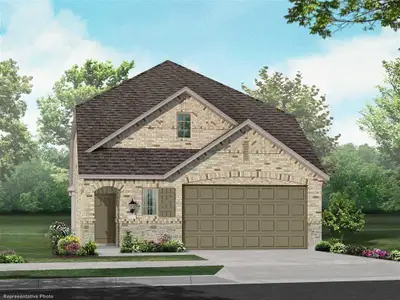 New construction Single-Family house 27019 Flower Isle Lane, Katy, TX 77493 Windermere Plan- photo 0