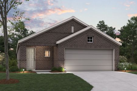 New construction Single-Family house 14137 Olney Dr, Pilot Point, TX 76258 plan Periwinkle - 30' Smart Series - image