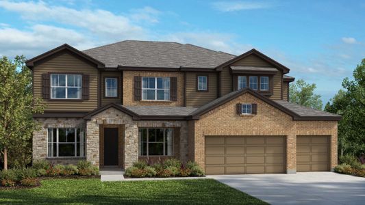 New construction Single-Family house 137 Irvine Pass, Liberty Hill, TX 78642 plan Llano - image