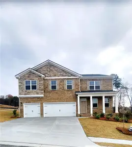 New construction Single-Family house 1950 Van Allen Ct, Dacula, GA 30019 plan Mansfield - image