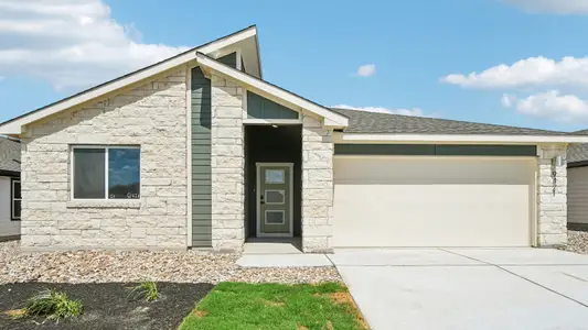 New construction Single-Family house 9421 Buckstitch Saddle Dr, Austin, TX 78724 plan The Irvine - image