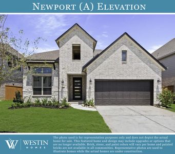 New construction Single-Family house 31023 Radke Estates Dr, Fulshear, TX 77441 plan The Newport - image