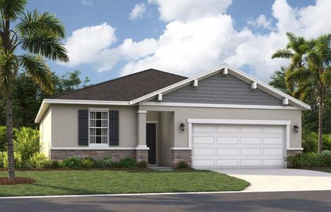 New construction Single-Family house 1646 Blue Lagoon Cir, Mascotte, FL 34753 - image