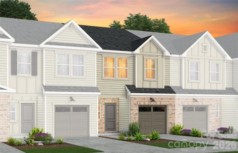 New construction Townhouse house 11934 Oak St, Charlotte, NC 28269 - image